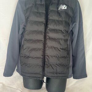 New Balance  Puffer Jacket -  Men's Medium- Black - Fleece Lined Hooded